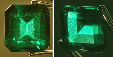 Emerald photomicrograph images